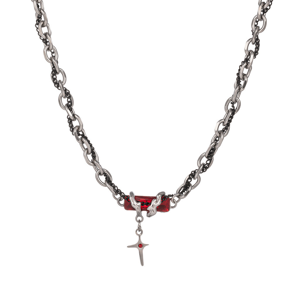 Wholesale Non-fading Hip-hop Minimalist Titanium Clavicle Chain